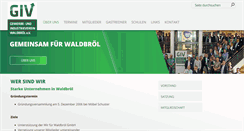 Desktop Screenshot of giv-waldbroel.de